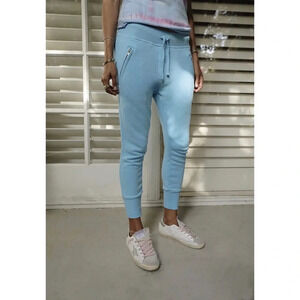 NWT Sincerely Jules for Bandier Juniper Jogger Bluebell Light Blue Sweatpants